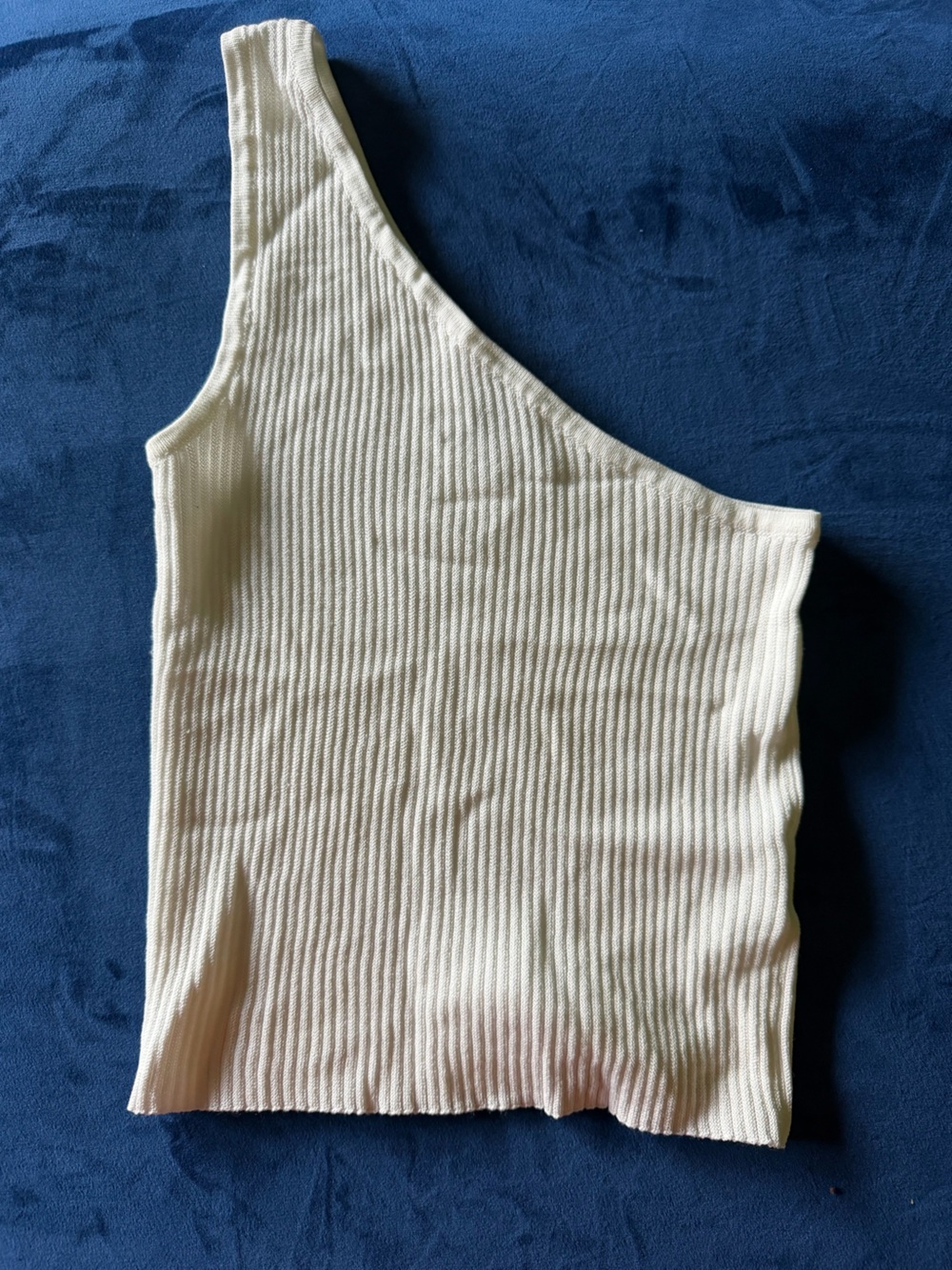 Princess Polly Ivory Ribbed Tank